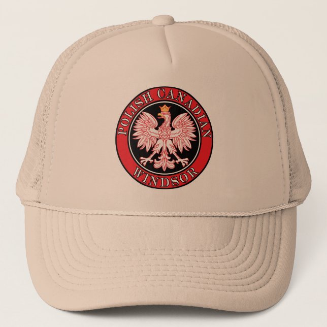 Windsor Polnischer Adler Truckerkappe (Vorderseite)