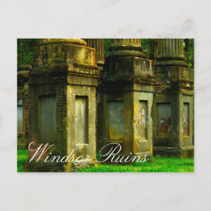 Windsor Ruins, Mississippi Postkarte
