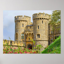 Windsor-Schloss zur Frühjahrszeit Poster
