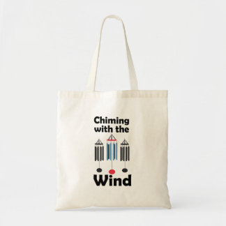 Windspiele, die im Wind klingeln Tragetasche