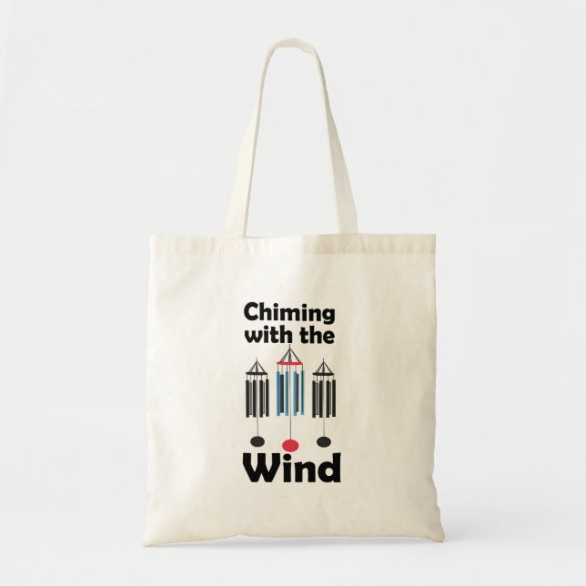 Windspiele, die im Wind klingeln  Tragetasche (Vorne)