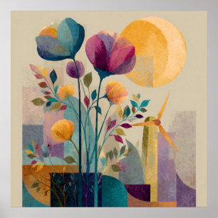 Windstifte - Solarpunk-Poster Poster