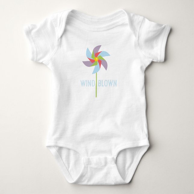 Windstoß Baby Strampler (Vorderseite)