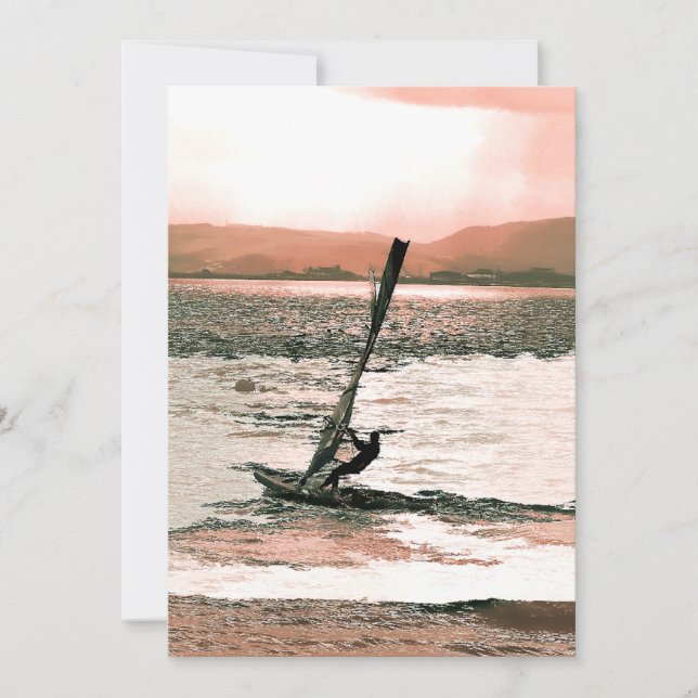 WINDSURFEINLADUNG (Vorderseite)