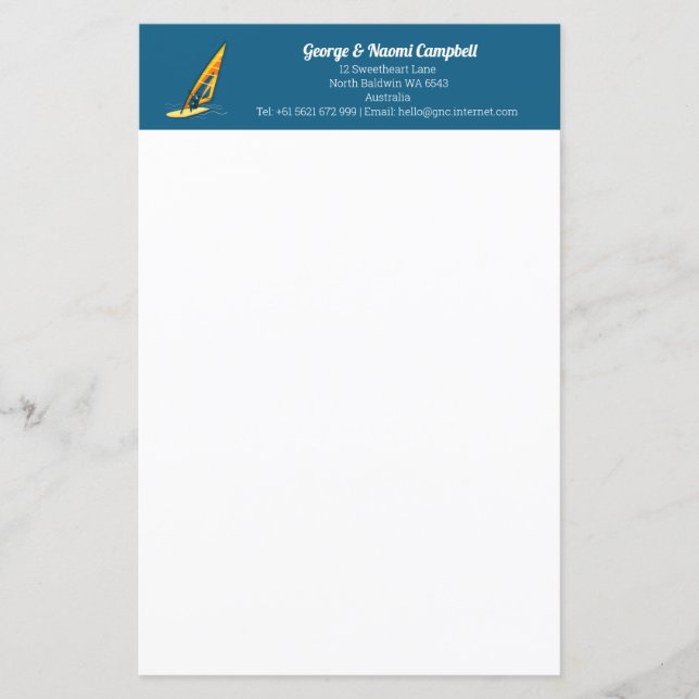 Windsurfen (Vorderseite)