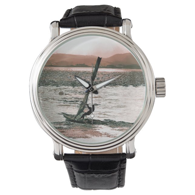 WINDSURFEN ARMBANDUHR (Vorderseite)