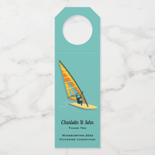 Windsurfen Flaschenanhänger (Vorderseite)