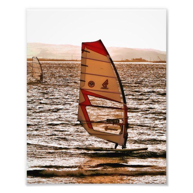 WINDSURFEN FOTODRUCK (Vorne)