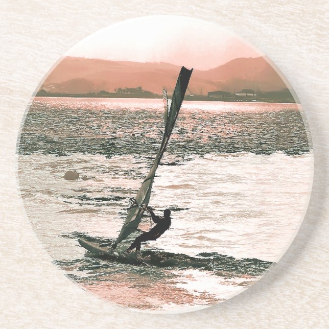 WINDSURFEN GETRÄNKEUNTERSETZER (Vorne)