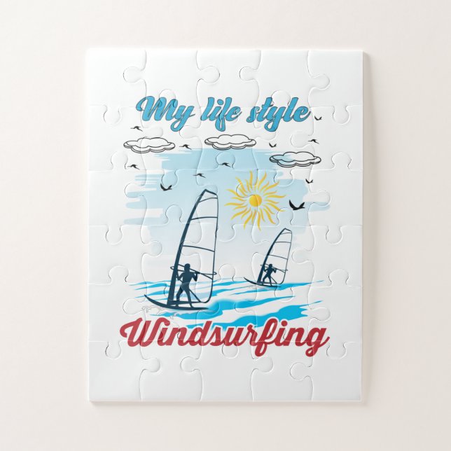 Windsurfen ist mein Lebensstil (Vertikal)