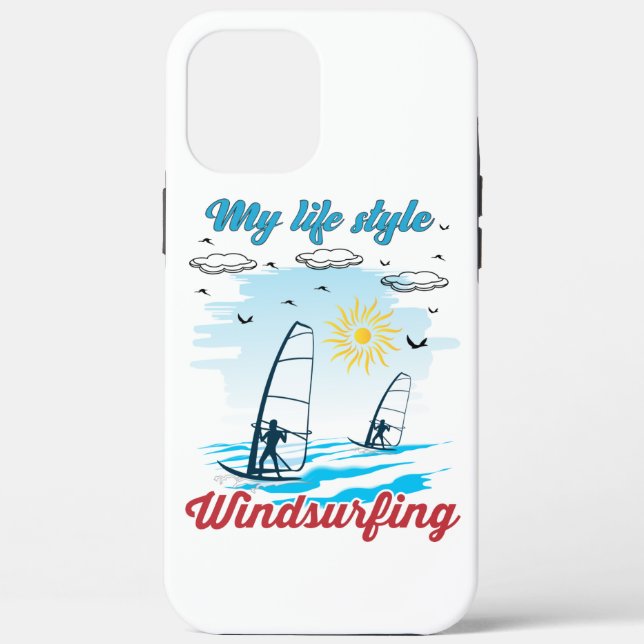 Windsurfen ist mein Lebensstil Case-Mate iPhone Hülle (Rückseite)