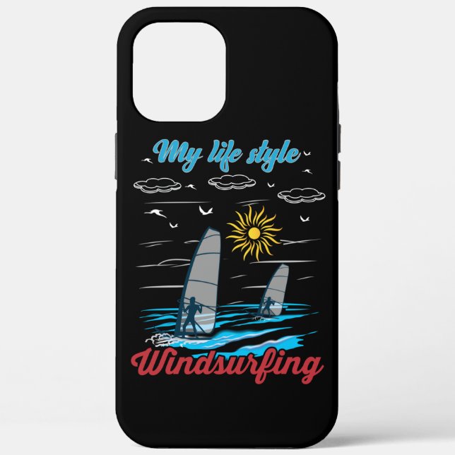 Windsurfen ist mein Lebensstil Case-Mate iPhone Hülle (Rückseite)