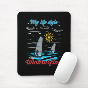 Windsurfen ist mein Lebensstil Mousepad