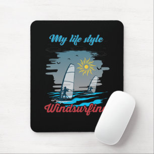 Windsurfen ist mein Lebensstil Mousepad