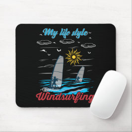 Windsurfen ist mein Lebensstil Mousepad