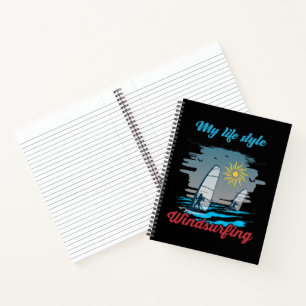 Windsurfen ist mein Lebensstil Notizbuch