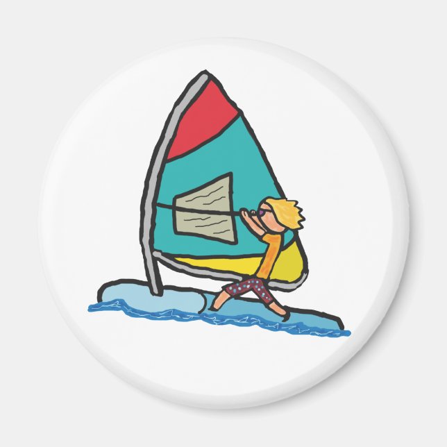 Windsurfen Magnet (Vorne)