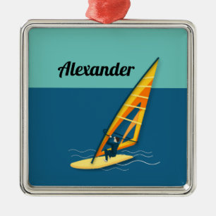 Windsurfen Ornament Aus Metall