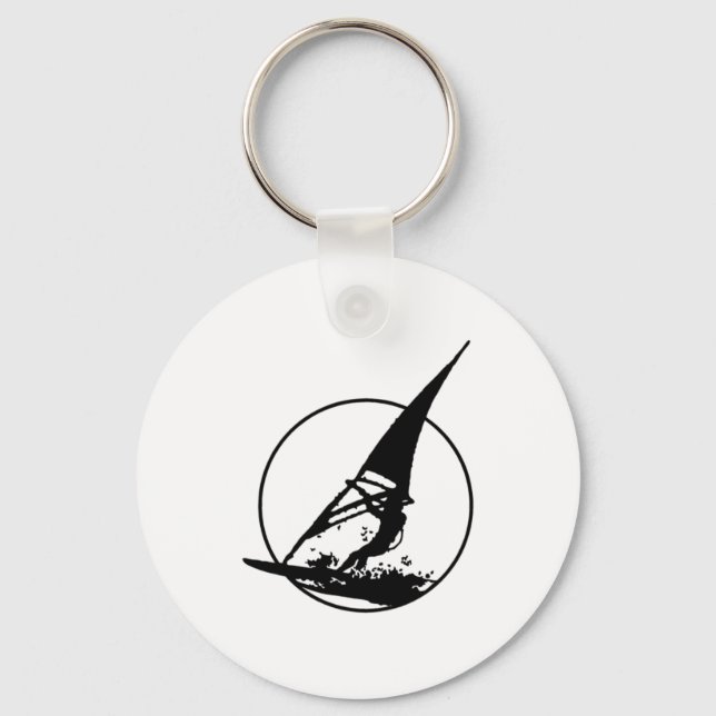 Windsurfen Schlüsselanhänger (Vorderseite)