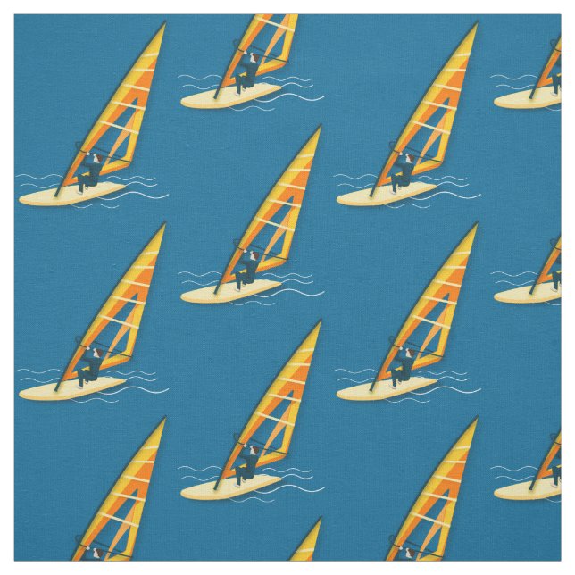 Windsurfen Stoff (Muster)