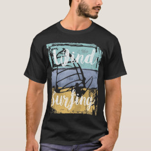 Windsurfen Vintag Retro Windsurfen T-Shirt