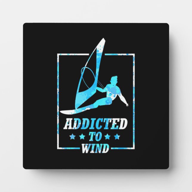 Windsurfer Fotoplatte (Vorderseite)