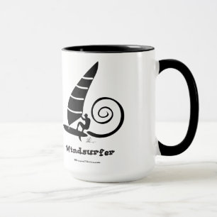 Windsurfer-Kaffee-Tasse Tasse