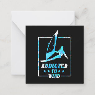 Windsurfer Mitteilungskarte