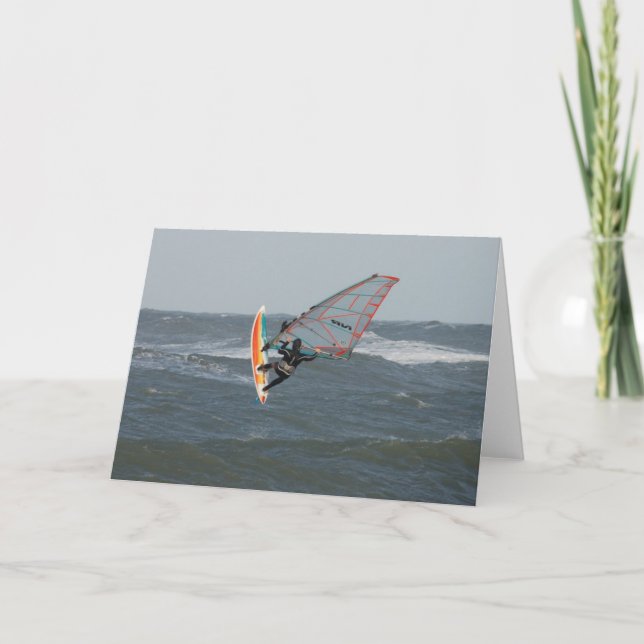 Windsurfer - NordJytland, Dänemark Karte (Vorderseite)
