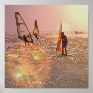 Windsurfer Poster Print