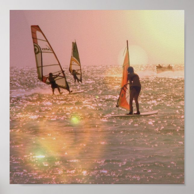 Windsurfer Poster Print (Vorne)