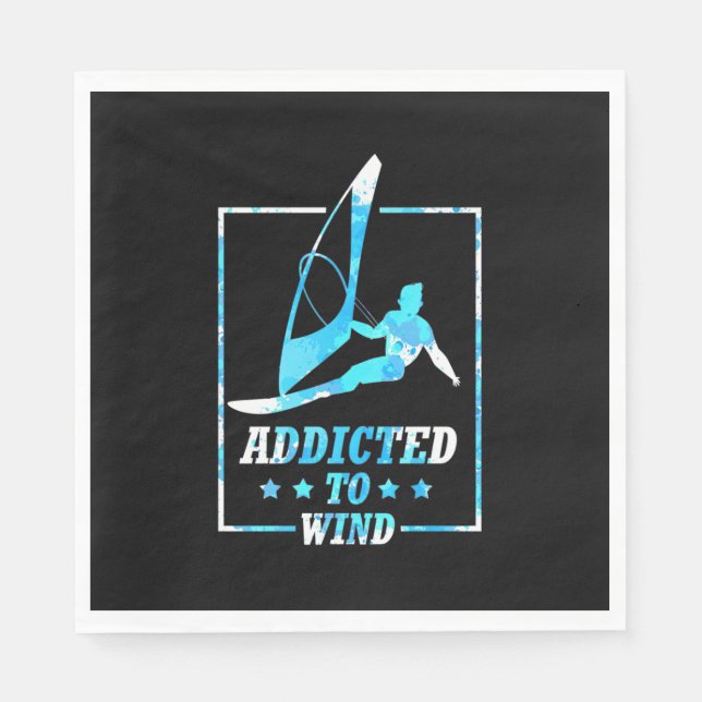 Windsurfer Serviette (Vorderseite)