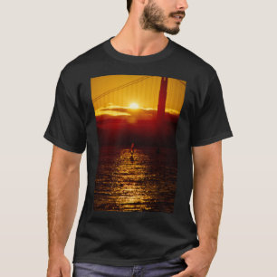 WindSurfer Silhoutté par Sunset T-Shirt