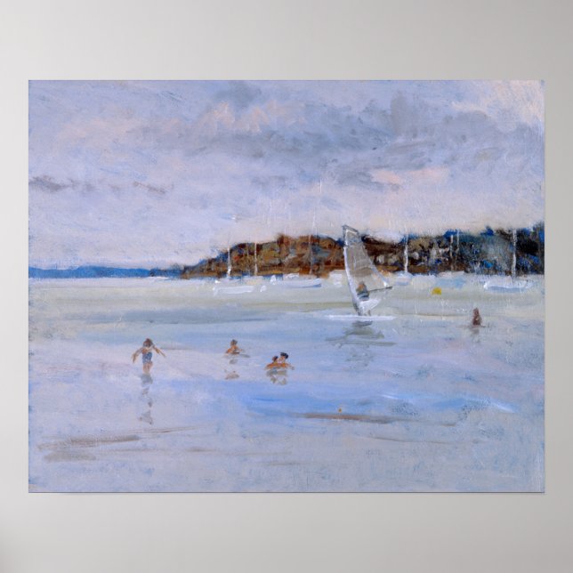 Windsurfer und Bathers Poster (Vorne)