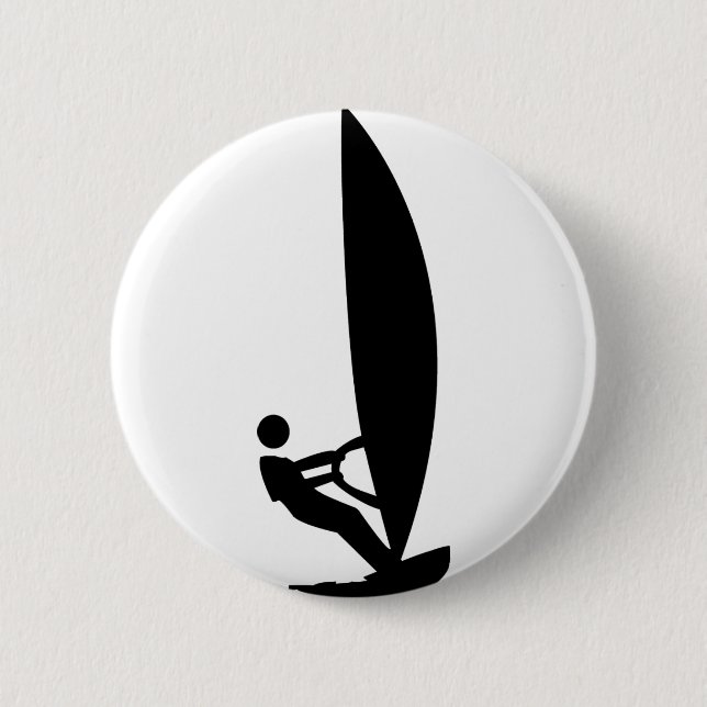 Windsurferikone Button (Vorderseite)
