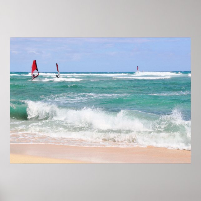 Windsurfing Diamond Head Poster (Vorne)