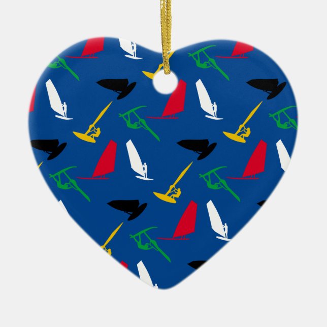 Windsurfing Keramikornament (Vorne)