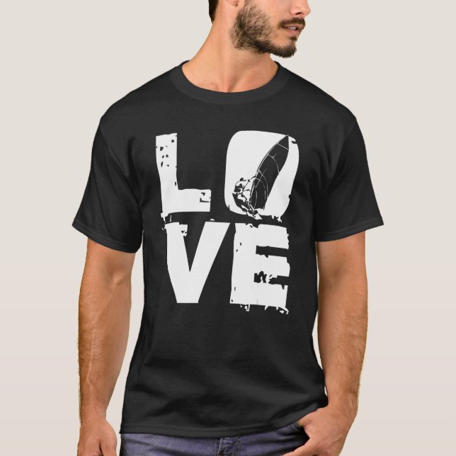 Windsurfing Love Windsurf Surfing Windsurfer 1 T-Shirt (Vorderseite)