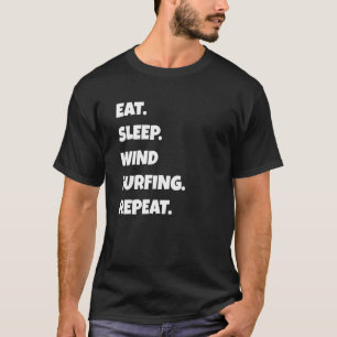 Windsurfing PNG Sleep Sport Wiederholung für Männe T-Shirt