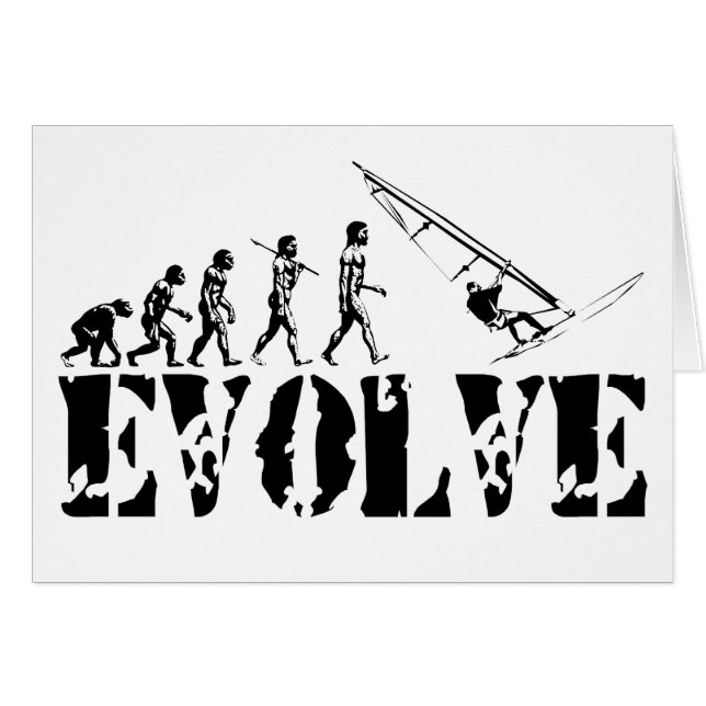Windsurfing Windsurf Evolutions-Sport-Kunst (Vorderseite (Horizontal))