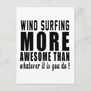 Windsurfummern phantastischer als alles, was man h postkarte