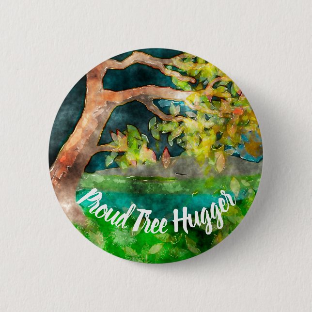 WindSwept Tree Button (Vorderseite)