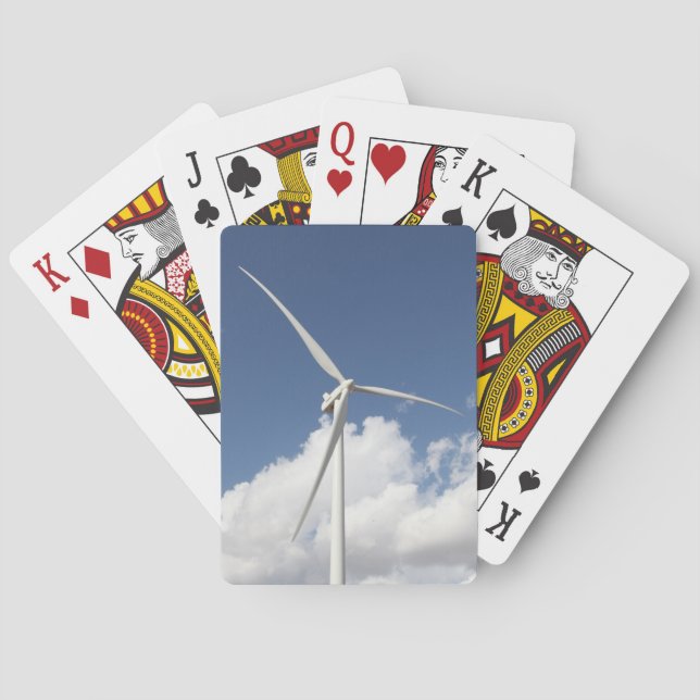 Windturbine Spielkarten (Rückseite)