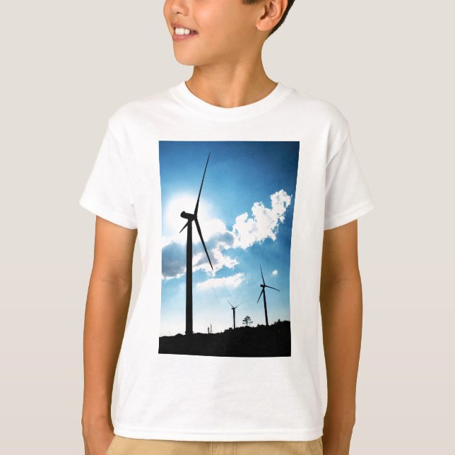 Windturbine T-Shirt (Vorderseite)