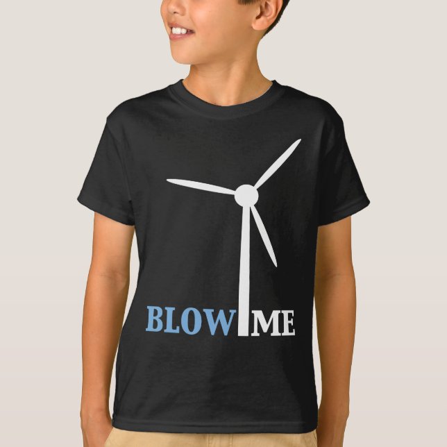 Windturbine T-Shirt (Vorderseite)
