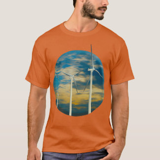 Windturbinen Burnt Orange Sky T-Shirt