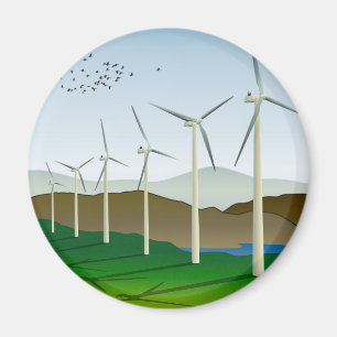 Windturbinen Magnet