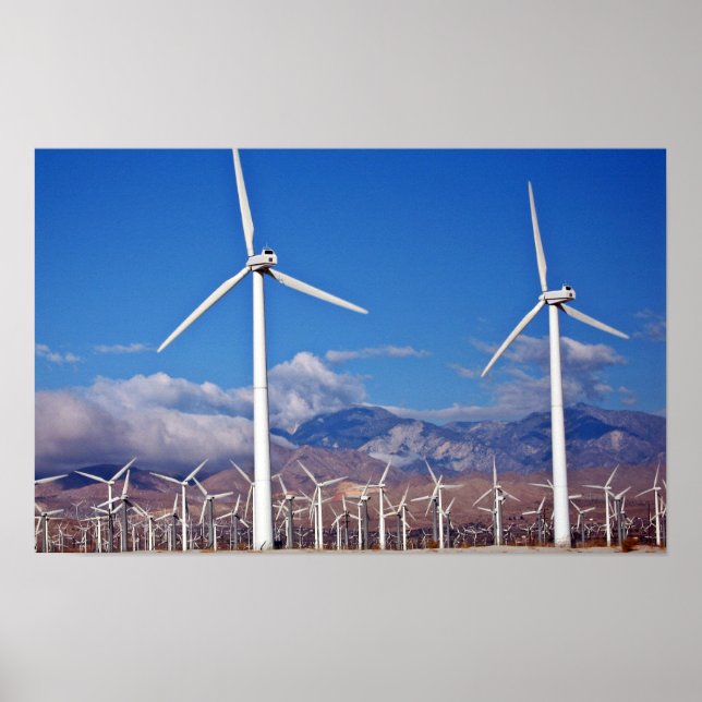 Windturbinen Poster (Vorne)