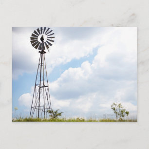Windturbinen vor Ort Postkarte