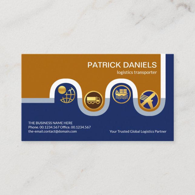 Windvertrieb Transport Logistik Visitenkarte (Vorderseite)
